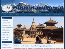 Tablet Screenshot of nepaltrekandtours.com